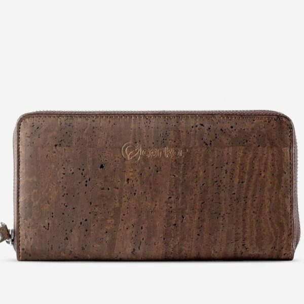 Vegan Leather Cork Wallet Long