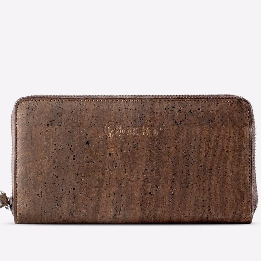 Vegan Leather Cork Wallet Long