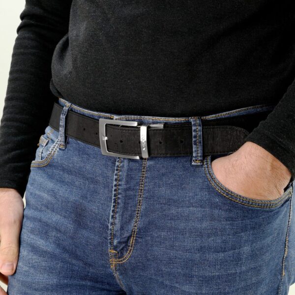 Vegan Leather Reversible Cork Belt 35MM - Image 8