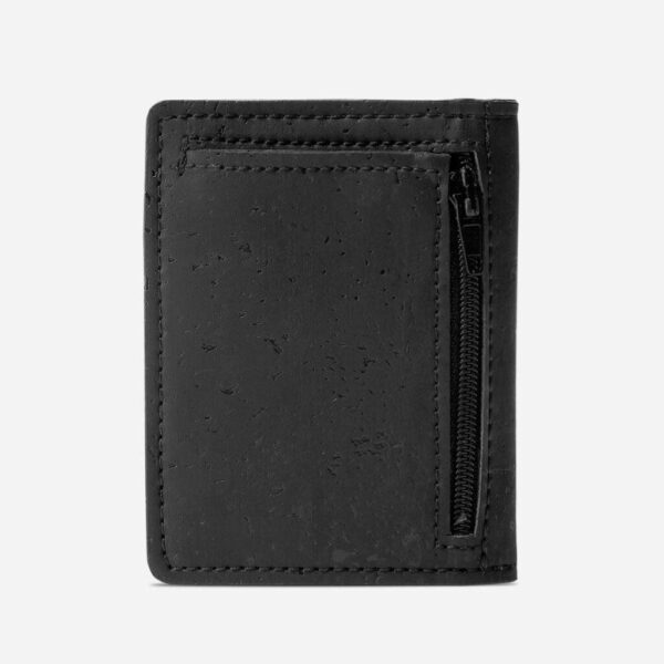 Vegan Leather Slim Wallet Coins Pocket - Image 14