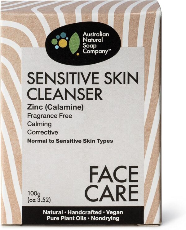 Vegan Australian-made Sensitive Skin Cleanser 100G - Image 2