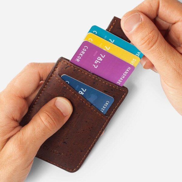 Vegan Leather Cards Sleeve - Image 2