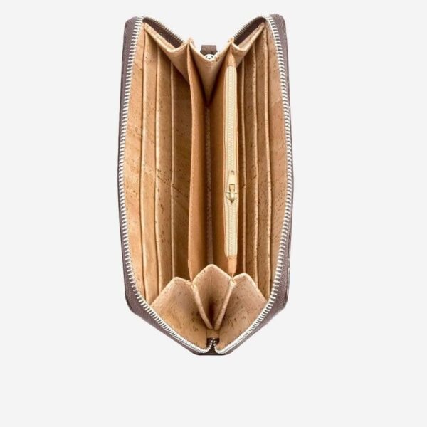 Vegan Leather Cork Wallet Long - Image 5
