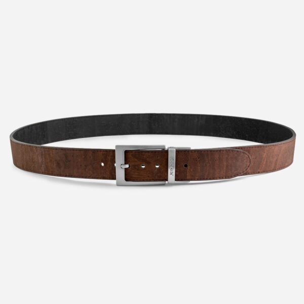 Vegan Leather Reversible Cork Belt 35MM - Image 6