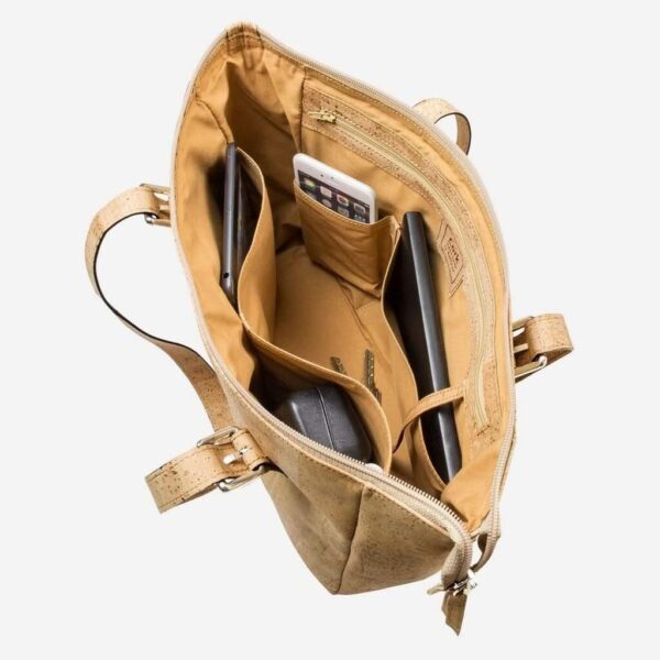 Vegan Leather Satchel Bag - Image 11