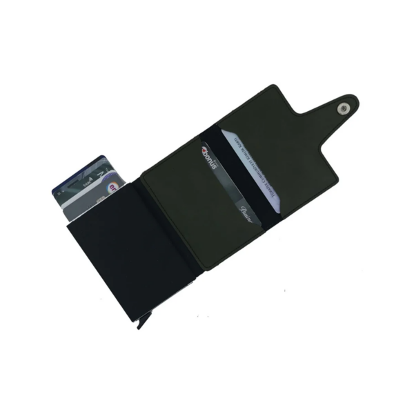 Konk - Synthetic Leather RFID Protection Pop-Op Cardholder - Image 2