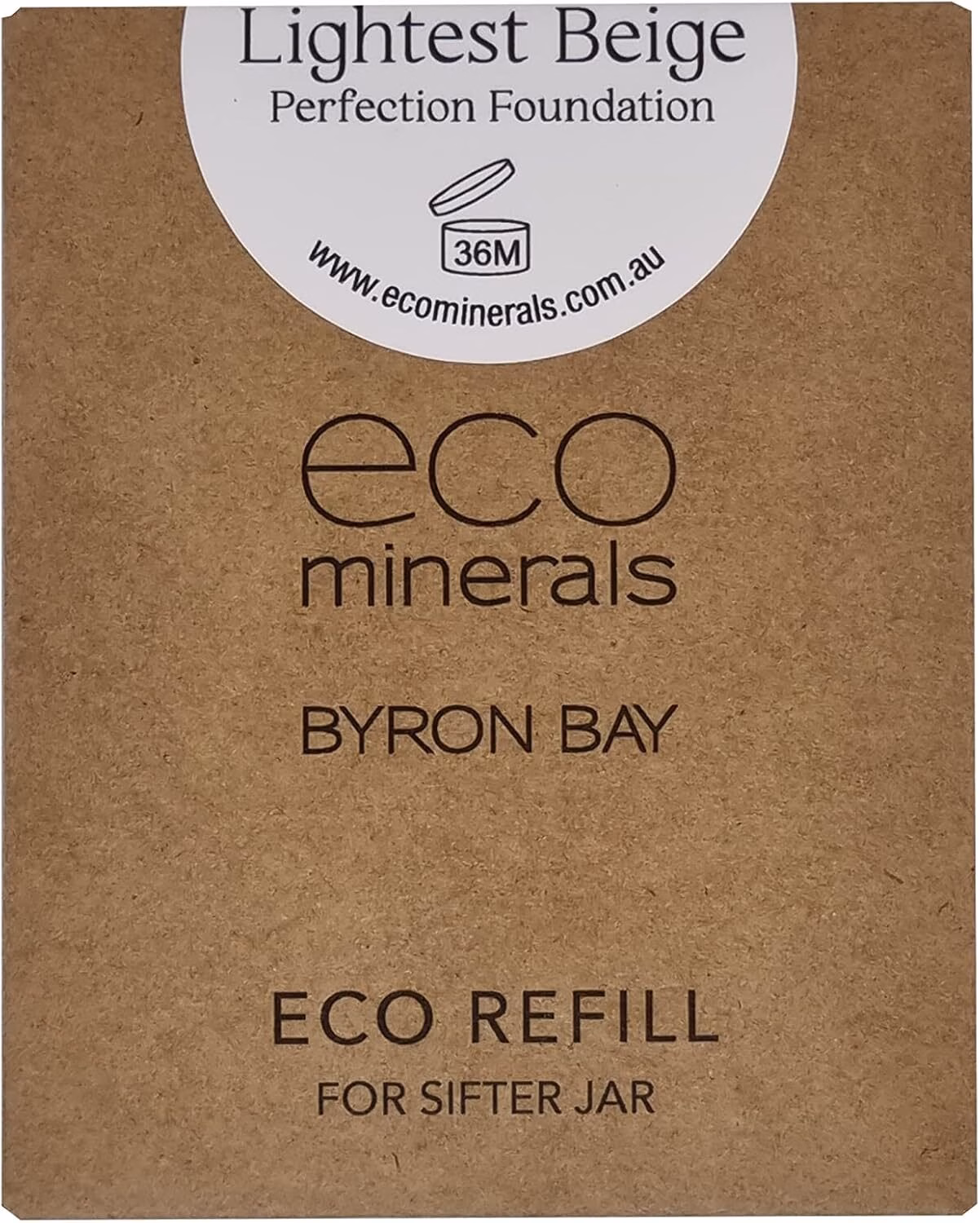 Australian Eco Minerals Perfection Foundation Refill 5 G, Lightest Beige