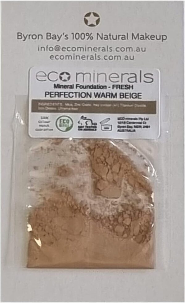 Australian Eco Minerals Perfection Foundation Sample 0.3 G, Warm Beige