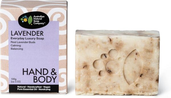 Australian-made Vegan Lavender Luxury Soap 100G