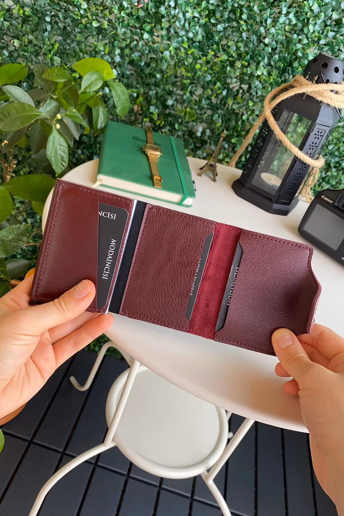 Konk - Synthetic Leather RFID Protection Pop-Op Cardholder - Image 16