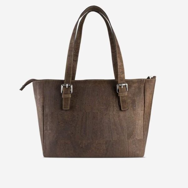 Vegan Leather Satchel Bag - Image 8