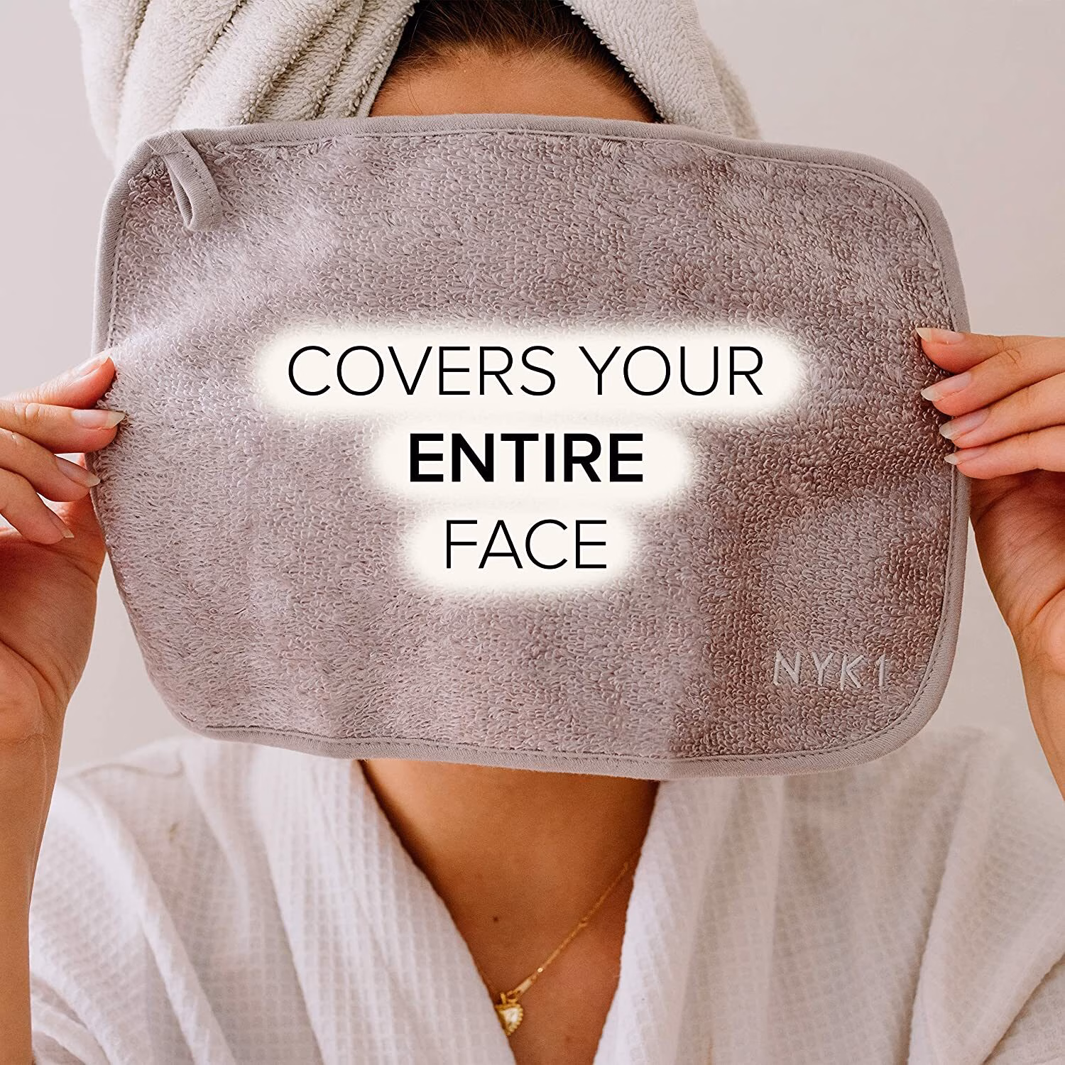 Bamboo Exfoliating Washcloth Face Towels Pack of (2) - Image 5