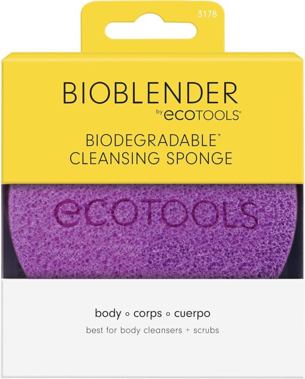 Eco Tools Bioblender by Body Cleansing Sponge, Purple - Image 2