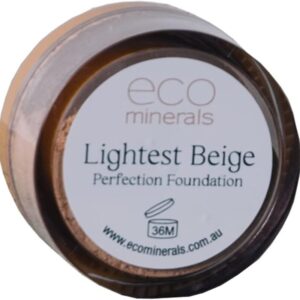 Australian Eco Minerals Perfection Foundation Jar 8 G, Lightest Beige