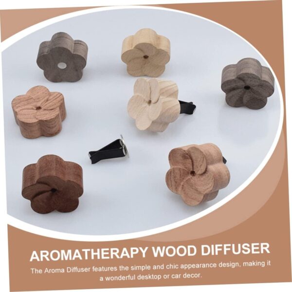 3Pcs Natural Wood Essential Oil Diffuser for Aromatherapy - Image 8