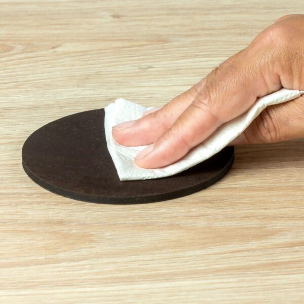 Vegan Leather Cork Coasters - Set of 4 - Image 5