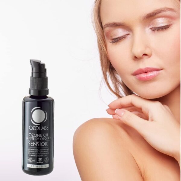 OZOLABS OZONATED OIL - SENSIOIL© | Certified Organic Ozonated Olive Oil & Ozonated Sunflower Oil | Deep Hydration & Skin Regeneration | ISO 9001 | 1.7 Fl. Oz. - Image 5