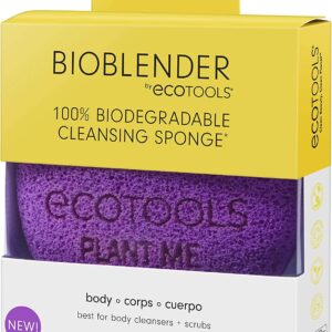 Eco Tools Bioblender by Body Cleansing Sponge, Purple