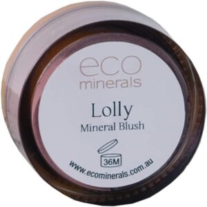 Australian Eco Minerals Mineral Blush Jar 4.1 G, Lolly - Classic Pink
