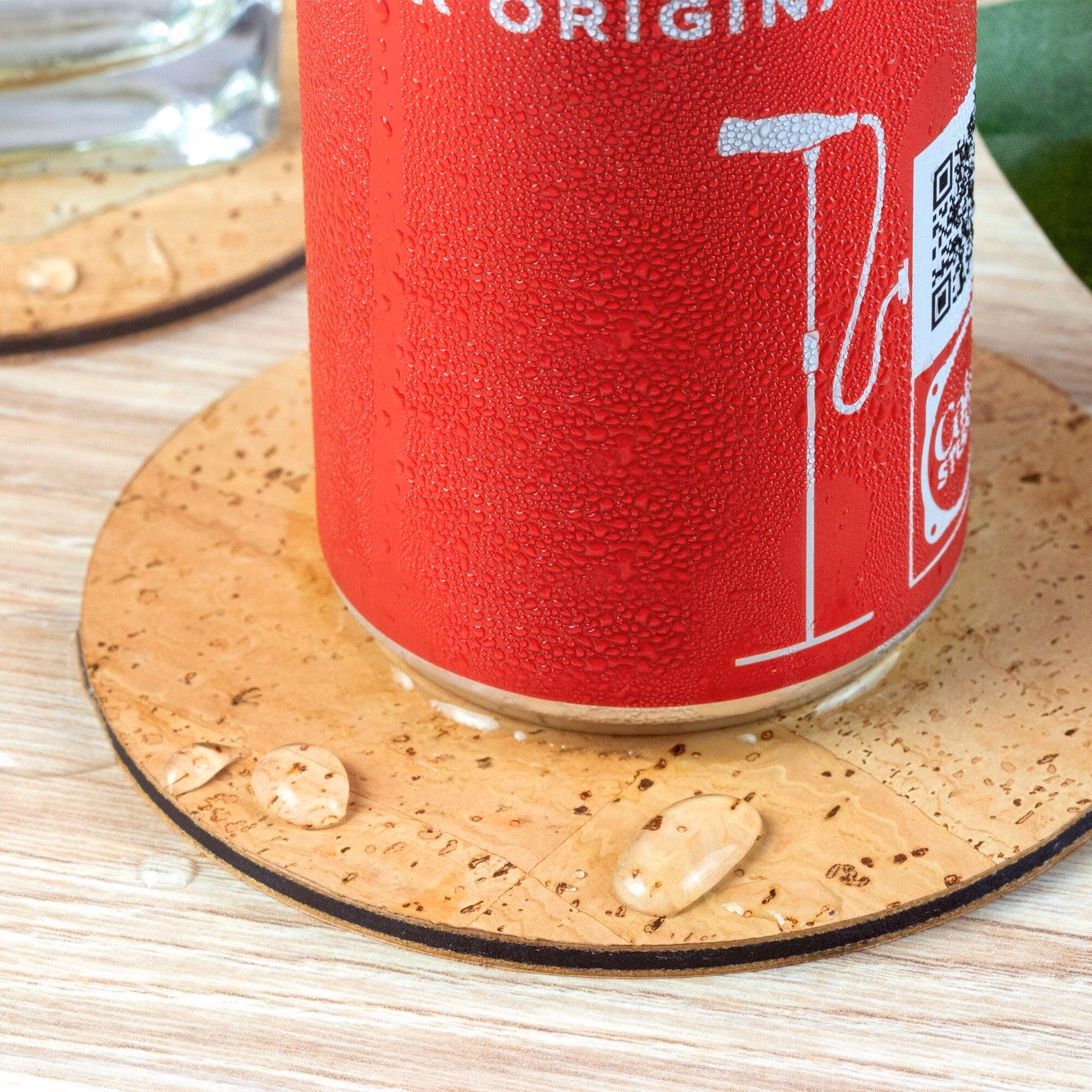 Vegan Leather Cork Coasters - Set of 4 - Image 11
