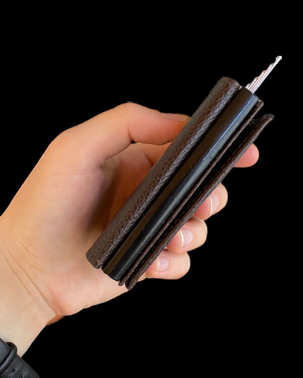Agara – PU Leather RFID Mechanism Card Holder/Wallet - Image 12