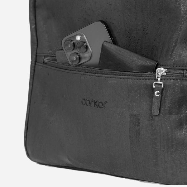 Vegan Cork Leather Backpack Unisex - Image 5