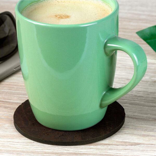 Vegan Leather Cork Coasters - Set of 4 - Image 2