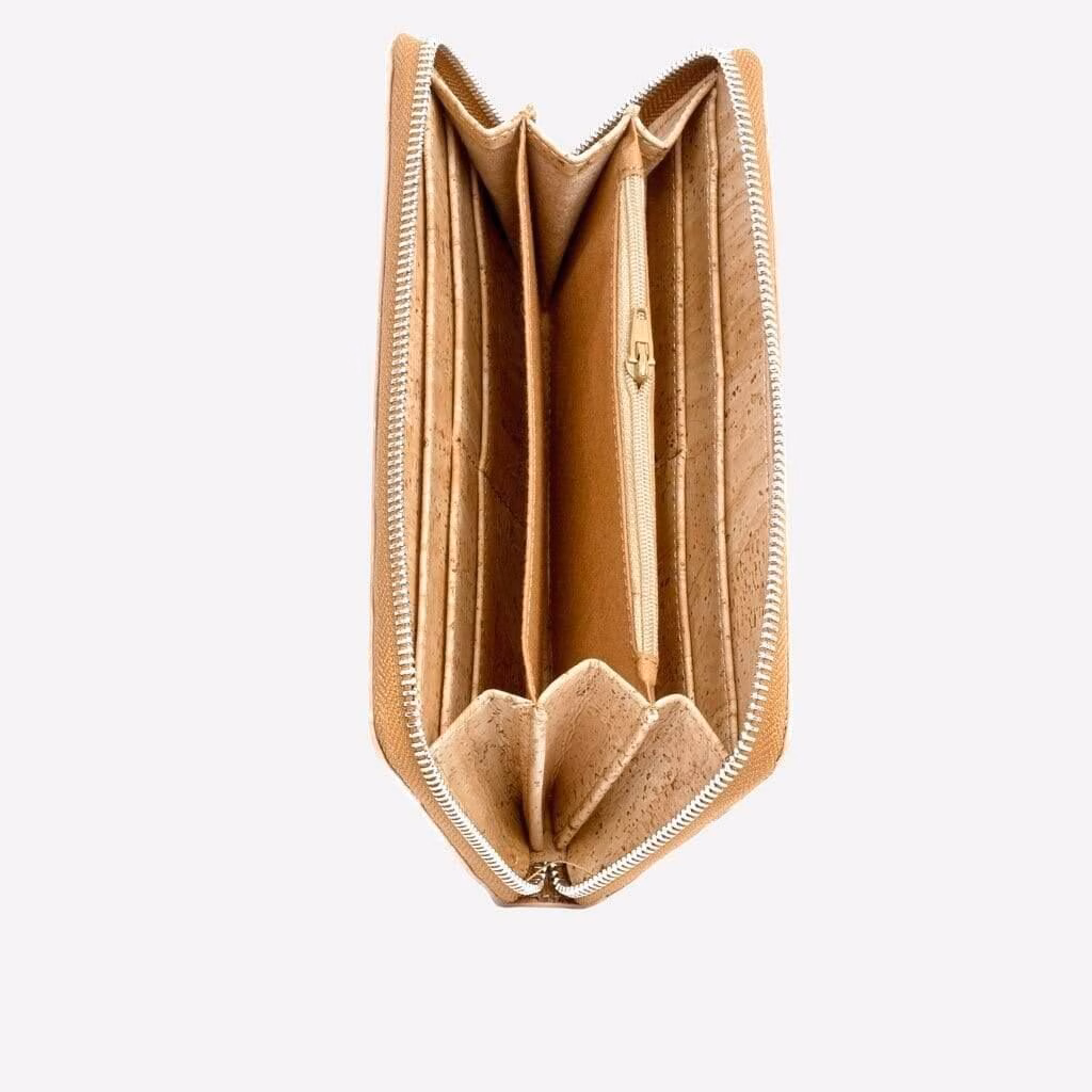 Vegan Leather Cork Wallet Long - Image 11