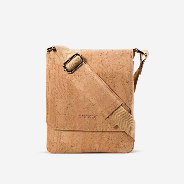 Vegan Leather Messenger Bag Medium - Image 6