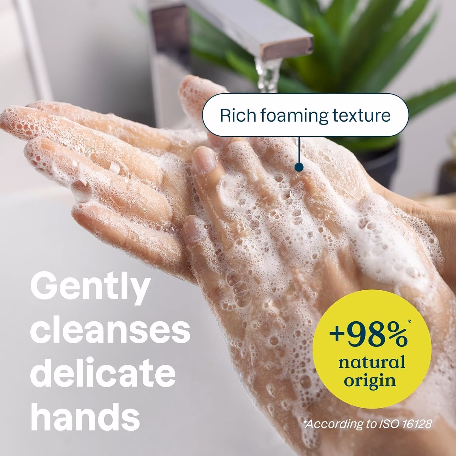 Hypoallergenic, EWG Verified, Eco Friendly, Vegan, Unscented Hand Soap for Dry, Itchy & Sensitive Skin 16 Fl. Oz. - Image 3