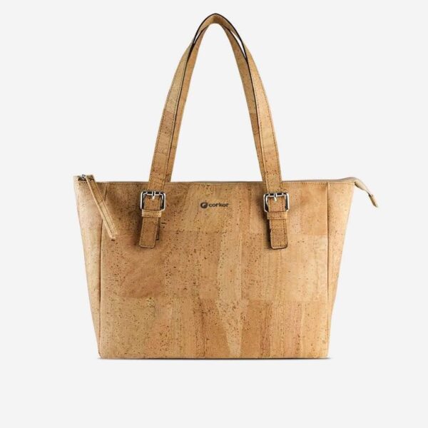 Vegan Leather Satchel Bag - Image 9