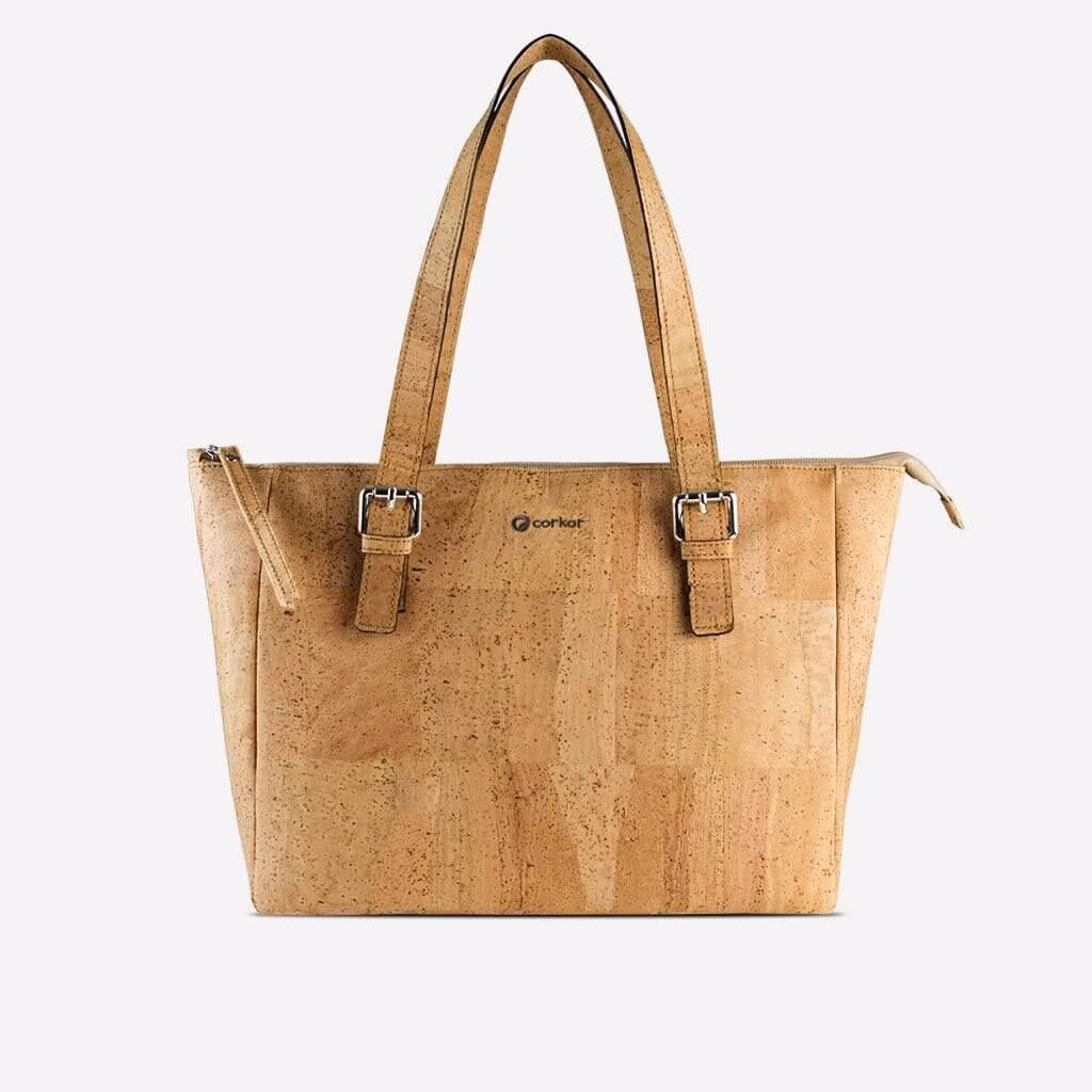 Vegan Leather Satchel Bag - Image 9
