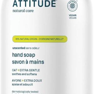 Hypoallergenic, EWG Verified, Eco Friendly, Vegan, Unscented Hand Soap for Dry, Itchy & Sensitive Skin 16 Fl. Oz.