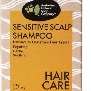 Australian Natural Soap Company Sensitive Scalp Solid Shampoo Bar 100G