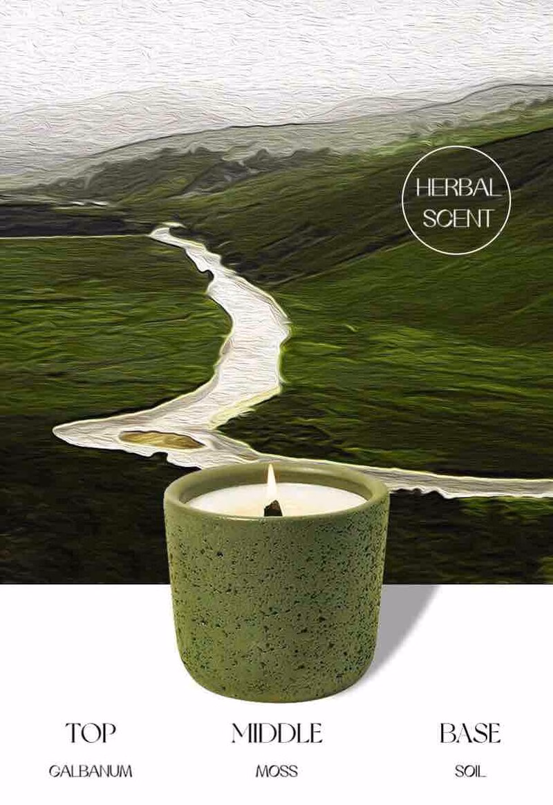 Wood Wick Soy Wax Scented Candle - Breath of Nature Scented - Iceland Tundra - Image 2