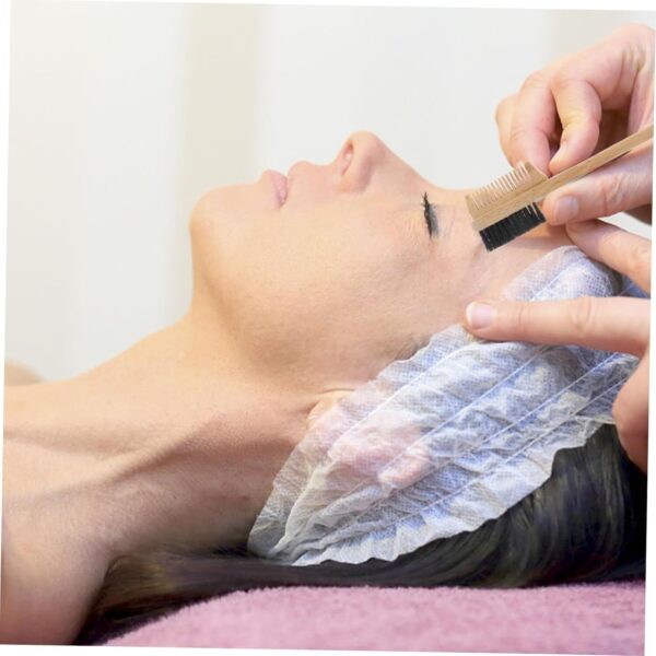 Chic Bamboo Eyebrow Brush Lash and Brow Brush Double Heads Comb for Easy Styling - Image 7