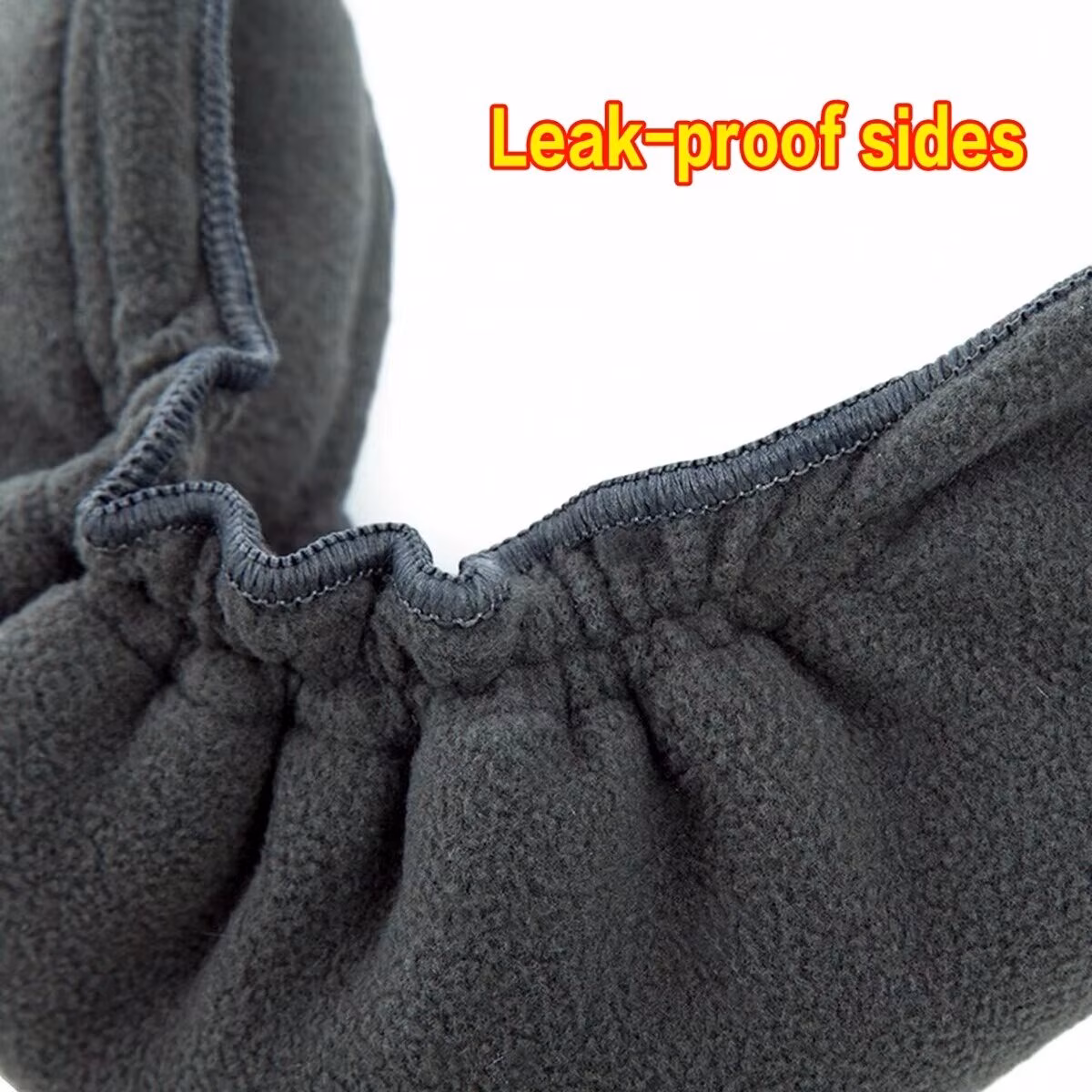 Charcoal Bamboo Double Gussets Inserts 35*13.5Cm 5Layers Bamboo Charcoal Microfiber Fabric Diaper Liner Use with Baby Nappy - Image 6