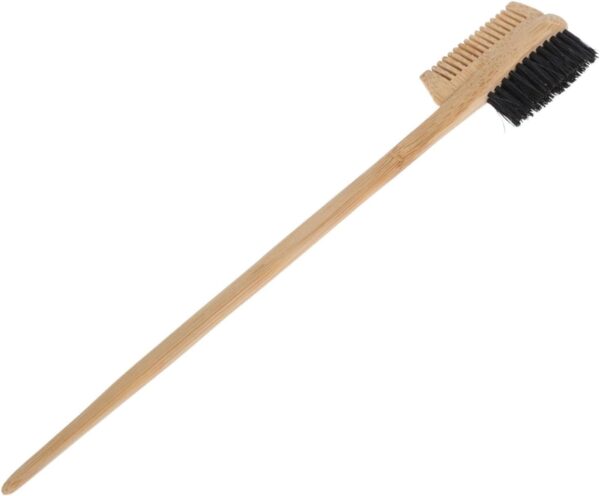 Chic Bamboo Eyebrow Brush Lash and Brow Brush Double Heads Comb for Easy Styling