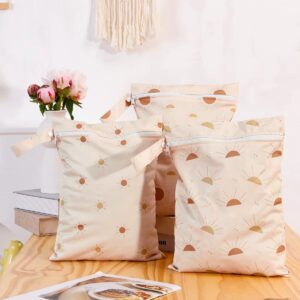 3PCS Waterproof and Reusable Wetbag - Convenient and Durable Solution for Storing Wet Items