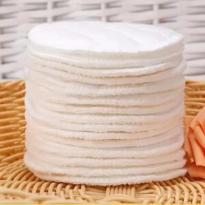 10PCS Soft Cotton Baby Nursing Pad Washable Feeding Breast Pad Absorbent Reusable Nursing Anti-Overflow Postpartum Nursing
