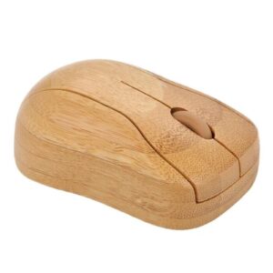 Wireless Optical Bamboo Mouse Computer Mouse