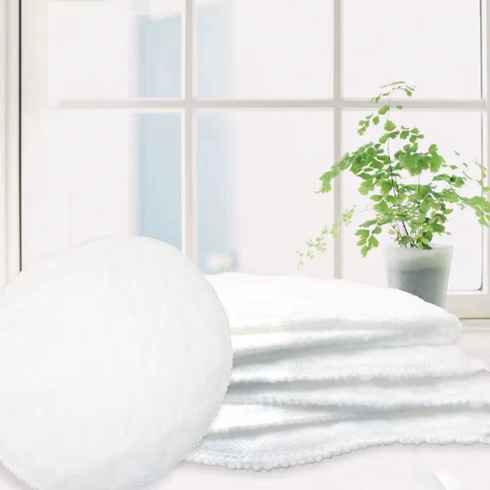 10PCS Soft Cotton Baby Nursing Pad Washable Feeding Breast Pad Absorbent Reusable Nursing Anti-Overflow Postpartum Nursing - Image 4